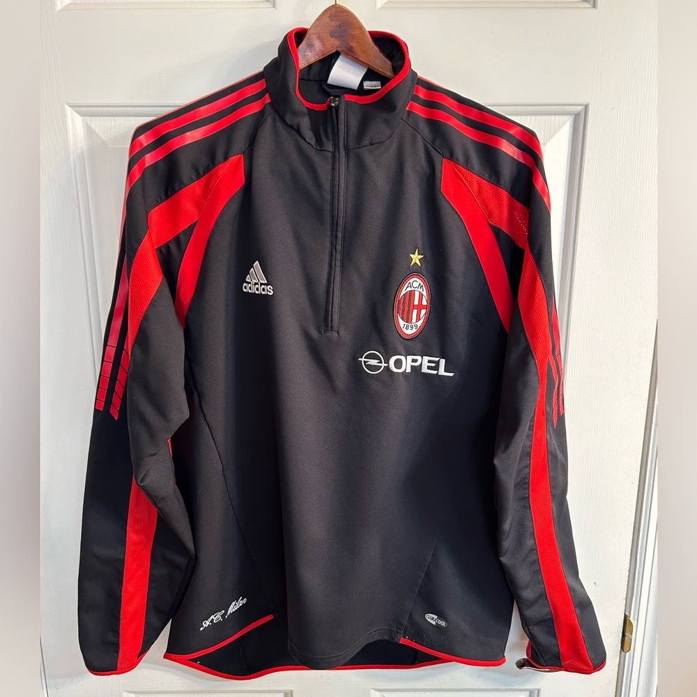 ADDIDAS AC Milan home soccer jacket 2005 - 2006